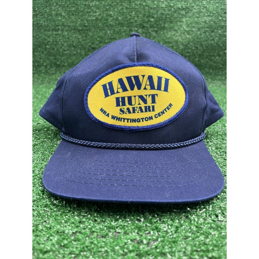 NRA Whittington‎ Center Hawaii Safari Hunt Adjustable Hat Adult Blue